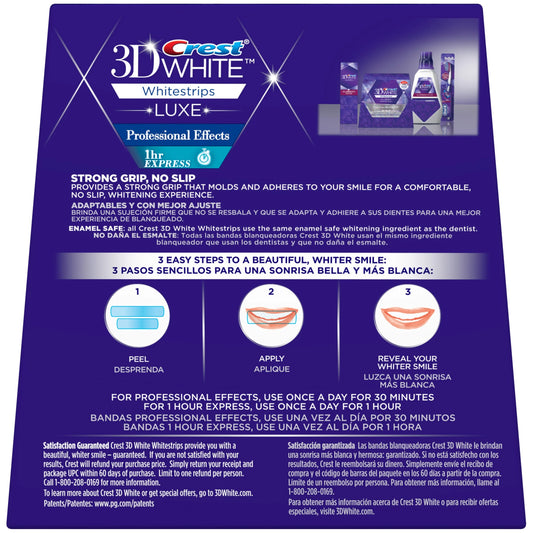 Crest 3D Whitestrips Professional Effects – Blanchiment Dentaire