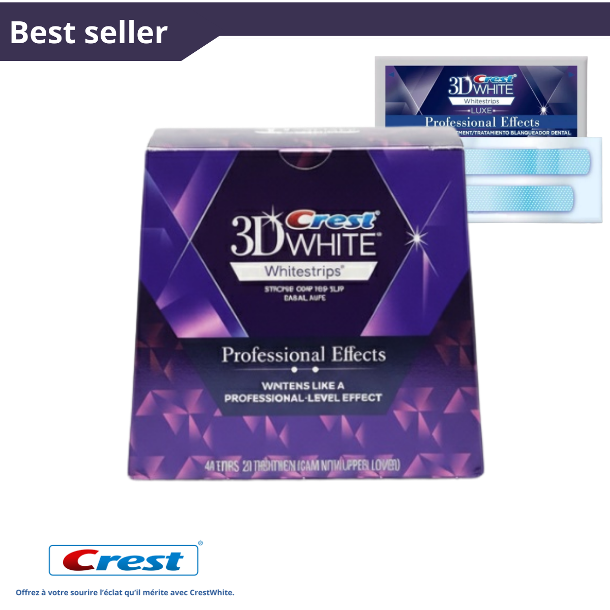 Crest 3D Whitestrips Professional Effects – Blanchiment Dentaire