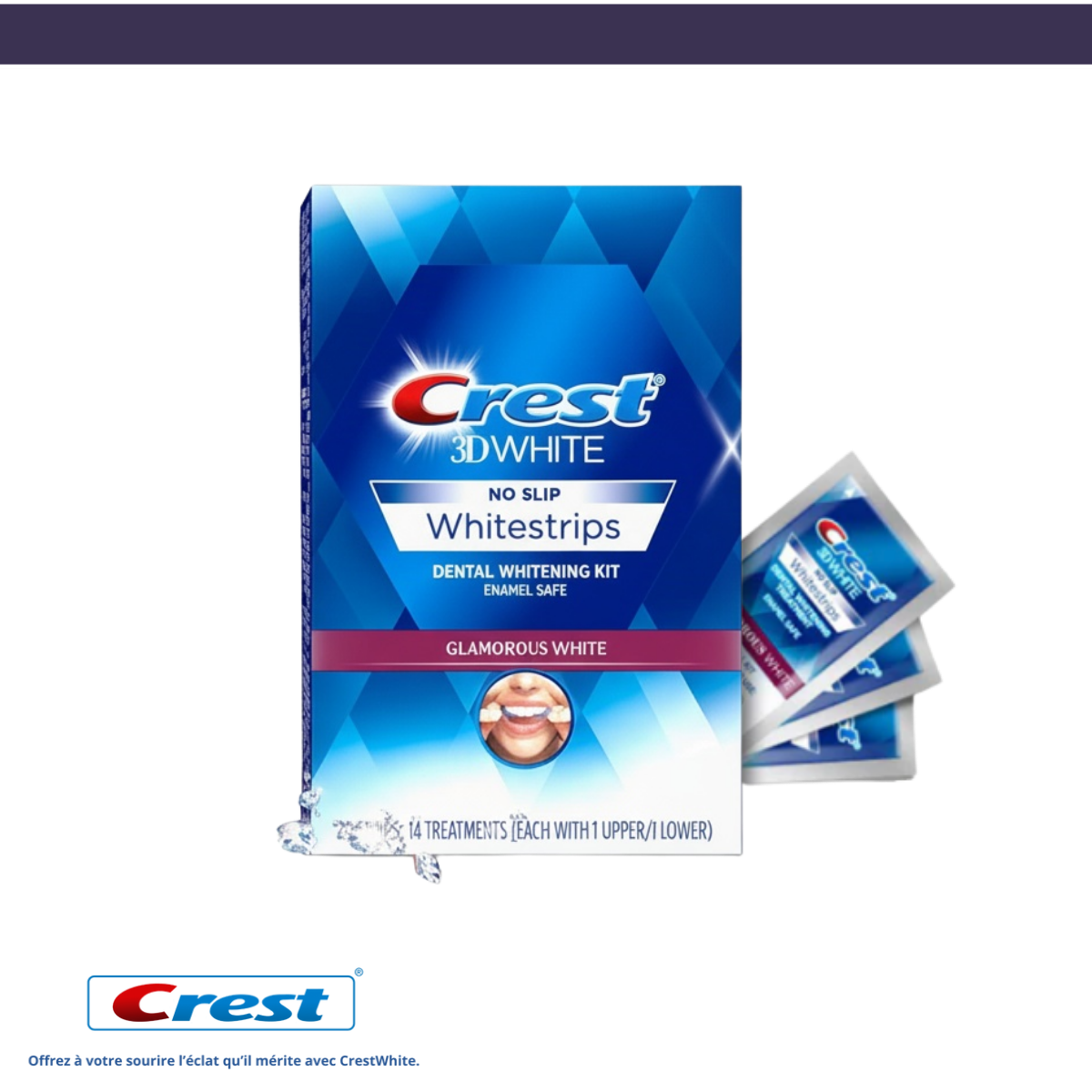Crest 3D Whitestrips Glammourous Effects – Blanchiment Dentaire